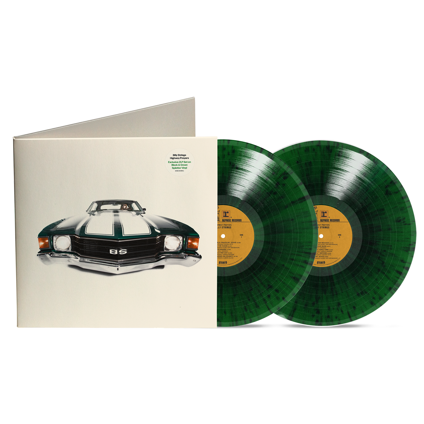 HIGHWAY PRAYERS EXCLUSIVE BLACK AND GREEN SPLATTER VINYL