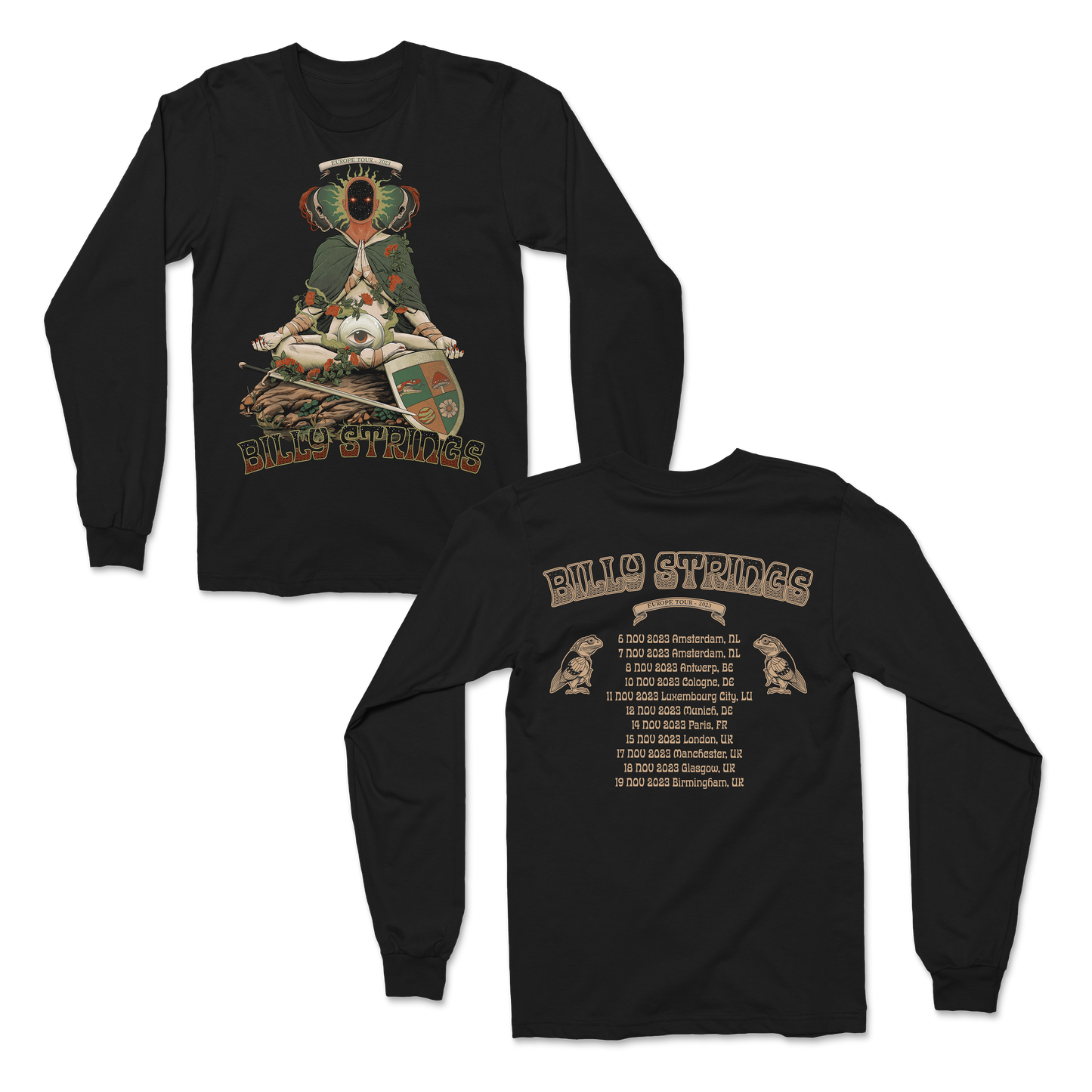 EUROPE FALL 2023 TOUR POSTER LONG SLEEVE