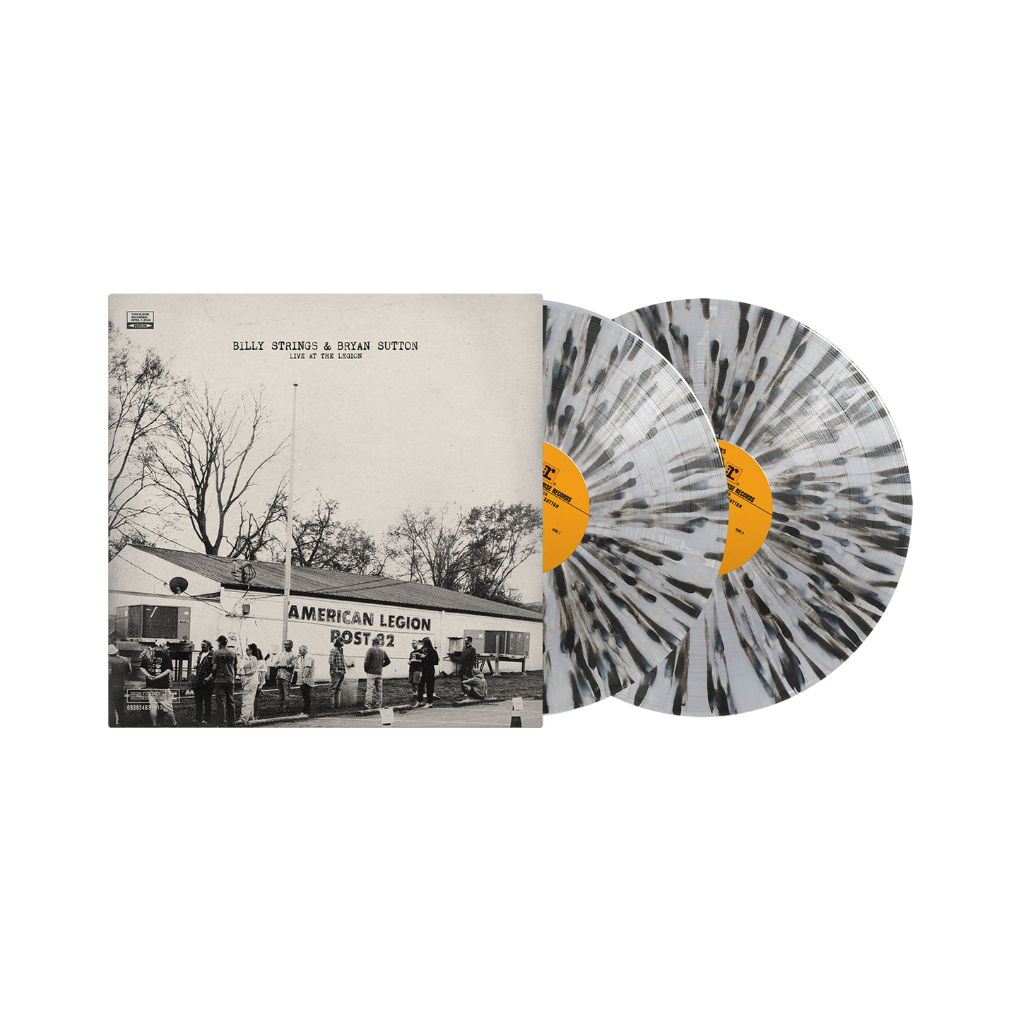 PRE-ORDER: BILLY STRINGS & BRYAN SUTTON LIVE AT THE LEGION HEAVY SPLATTER BLACK VINYL