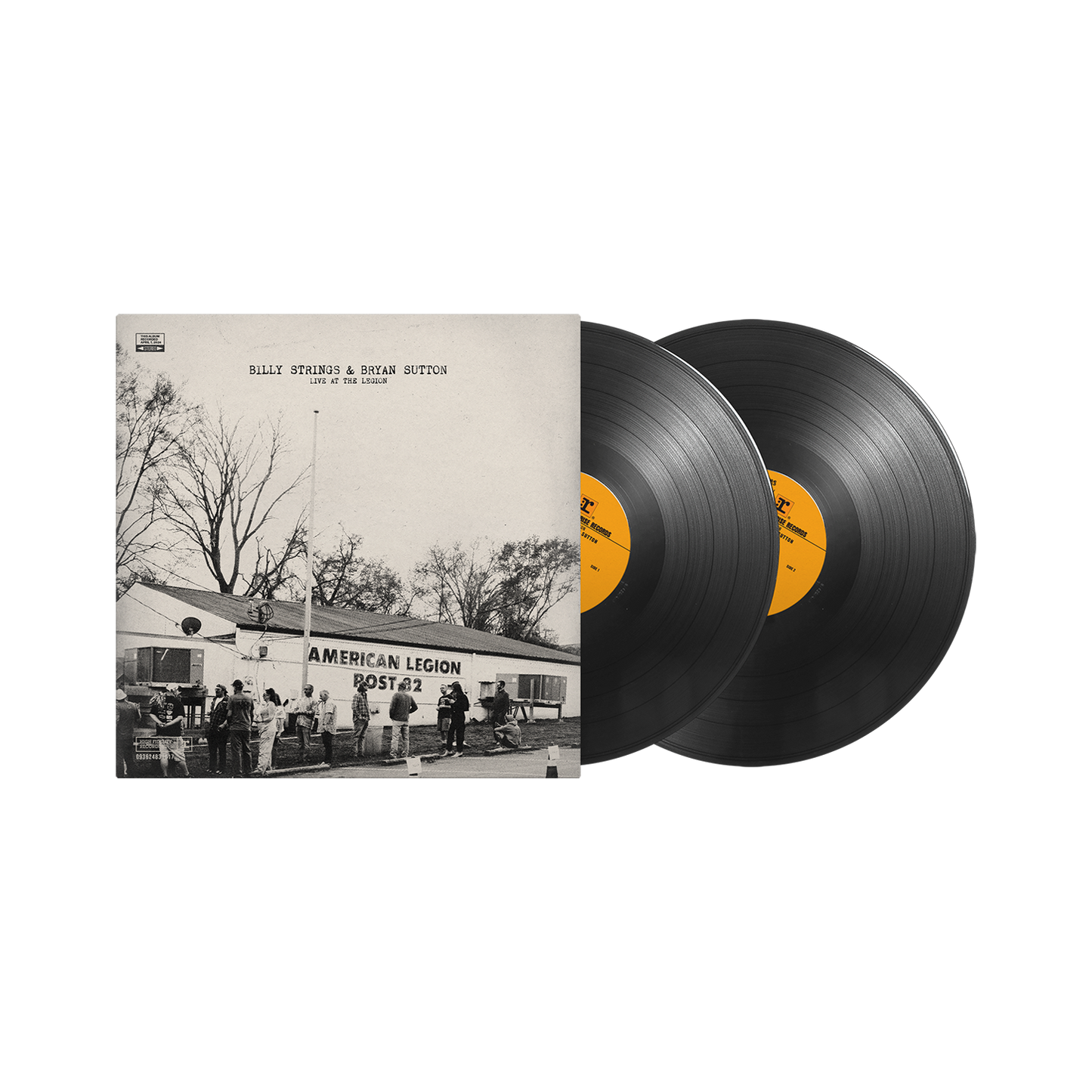PRE-ORDER: BILLY STRINGS & BRYAN SUTTON LIVE AT THE LEGION STANDARD BLACK VINYL