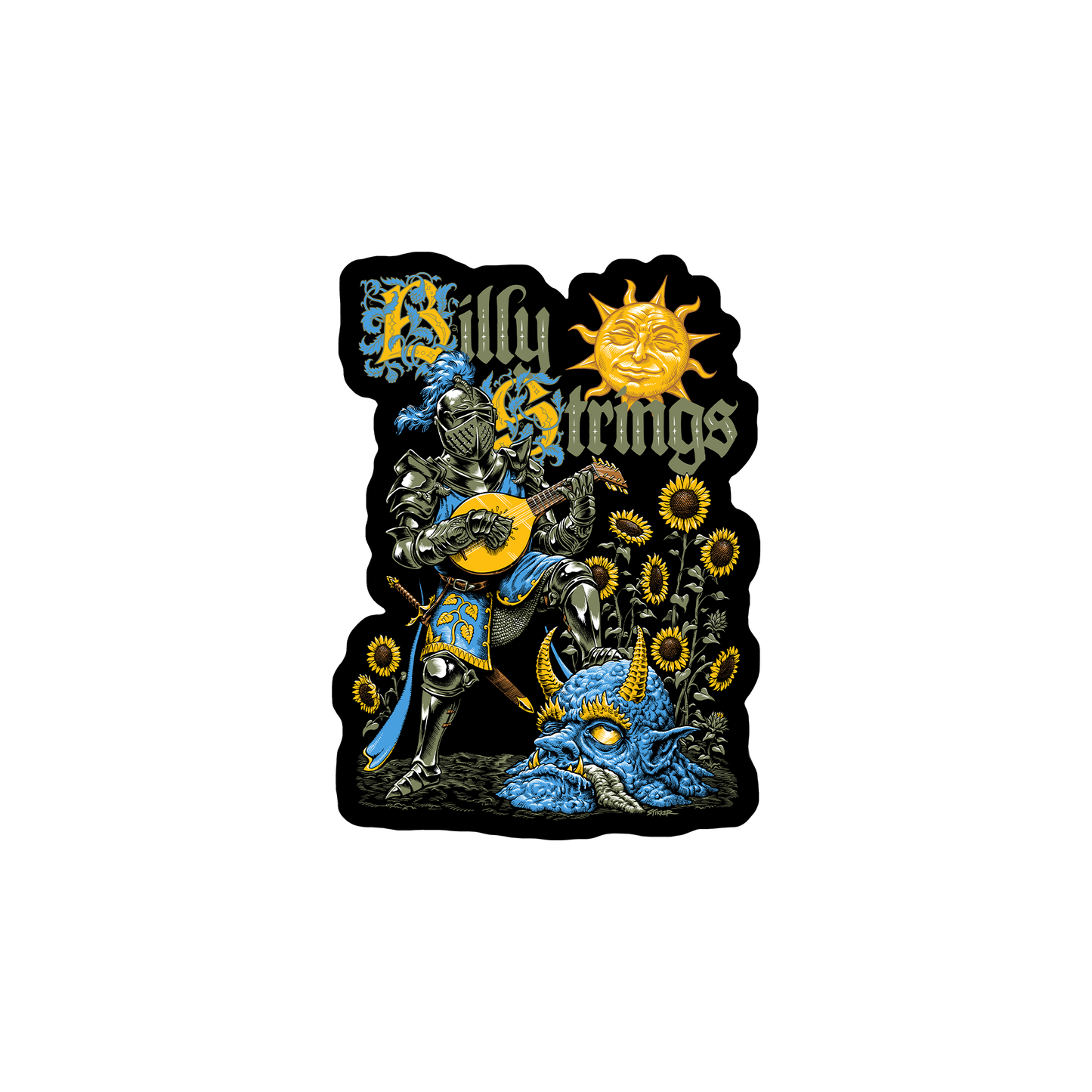 KNIGHT MATTE STICKER