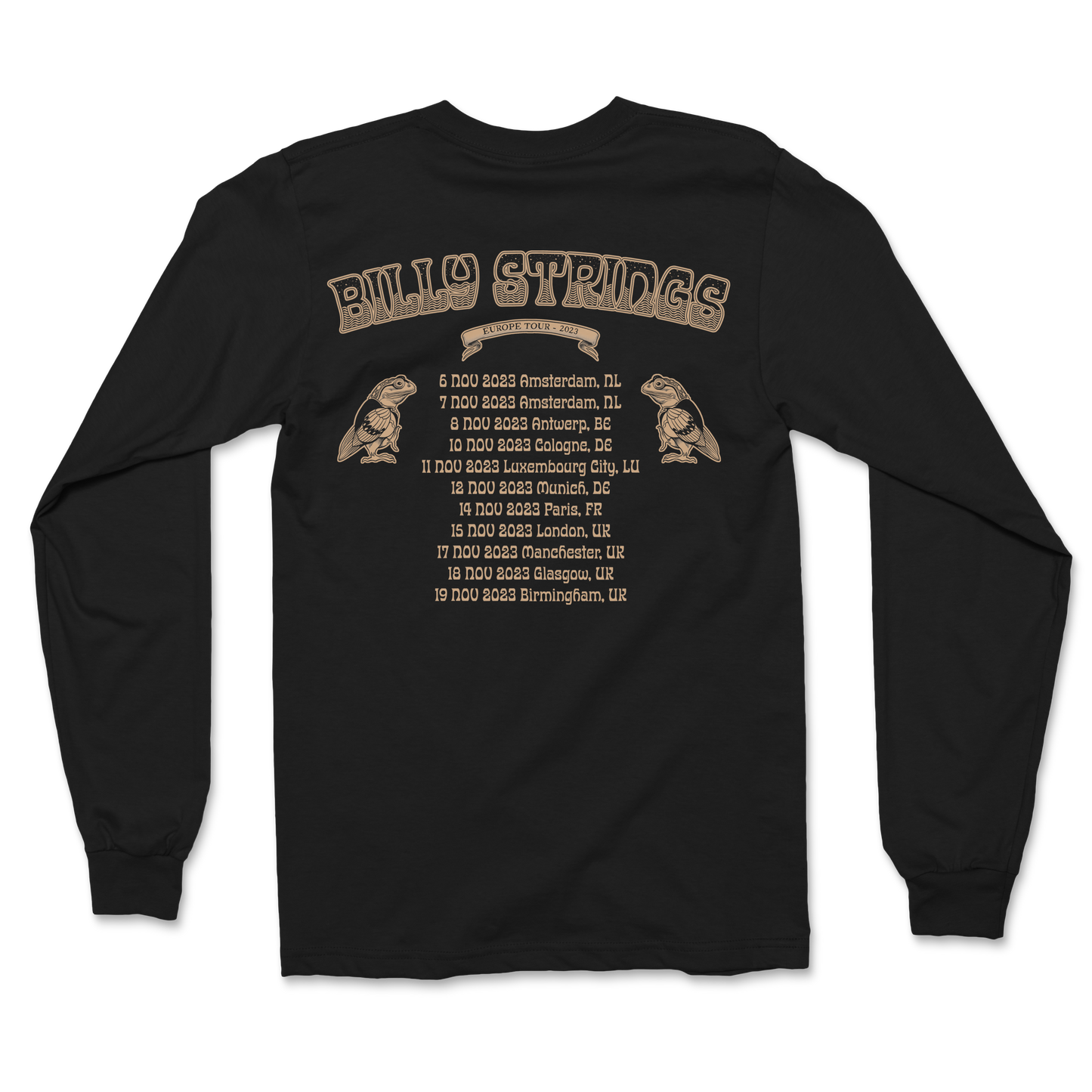 EUROPE FALL 2023 TOUR POSTER LONG SLEEVE