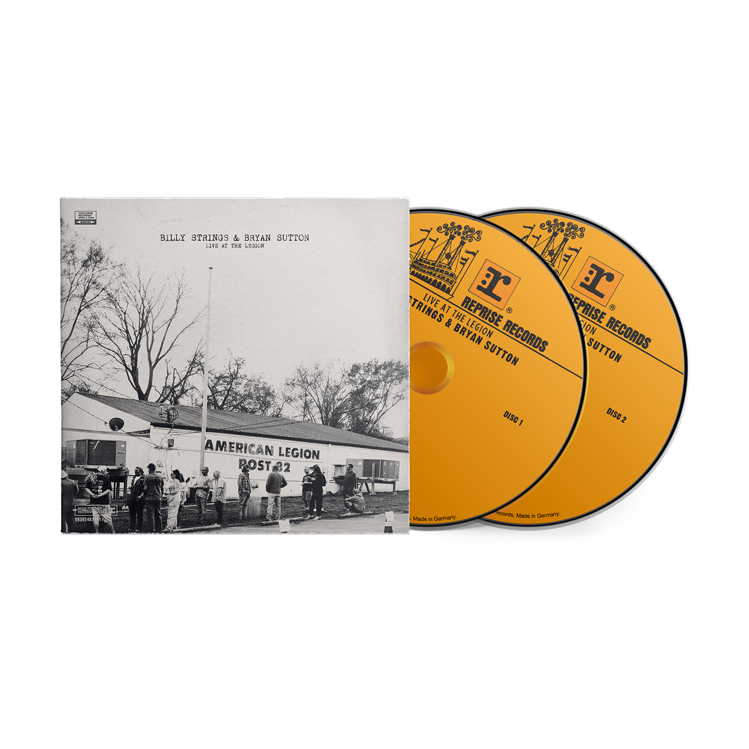 BILLY STRINGS & BRYAN SUTTON LIVE AT THE LEGION 2 CD WALLET