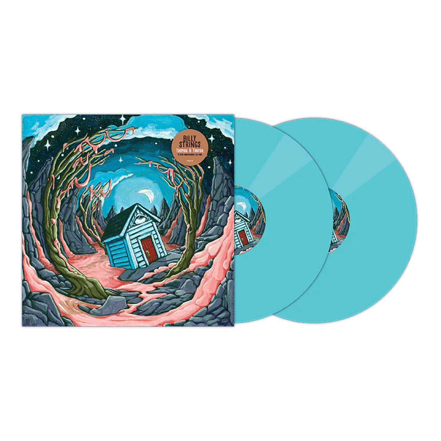 TURMOIL & TINFOIL VINYL 5 YEAR ANNIVERSARY RELEASE SEAGLASS BLUE VINYL